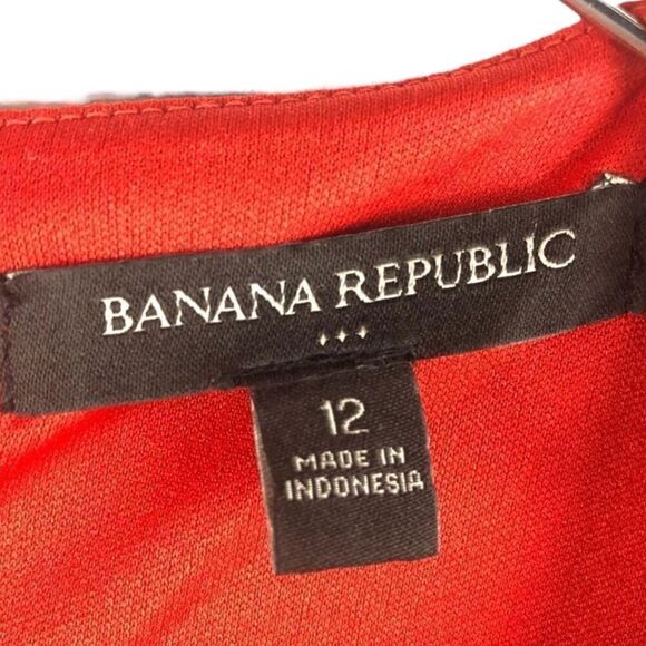 Banana Republic orange Sheath Dress size 12 - Picture 3 of 6